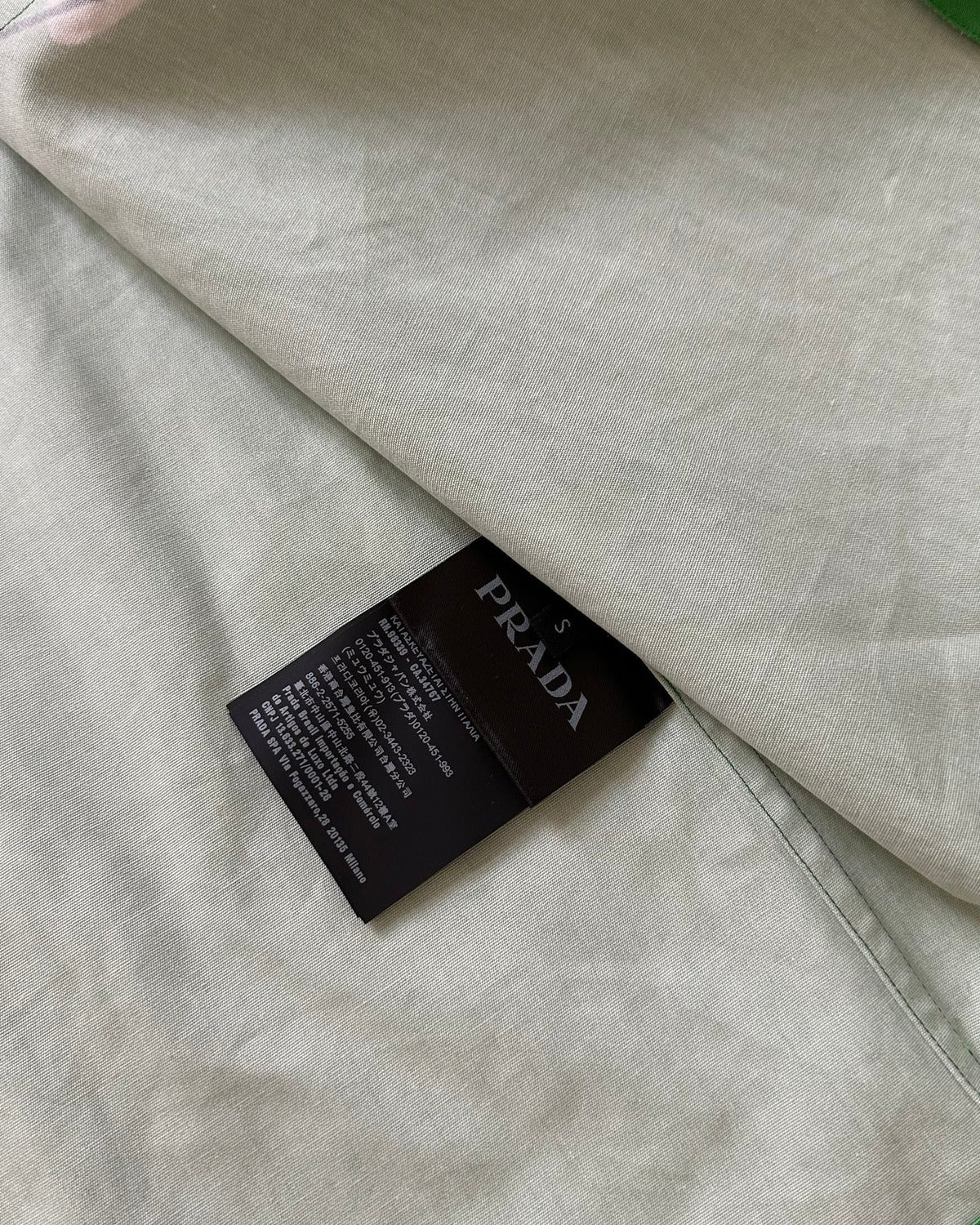 Prada SS20 Split Bowling Shirt