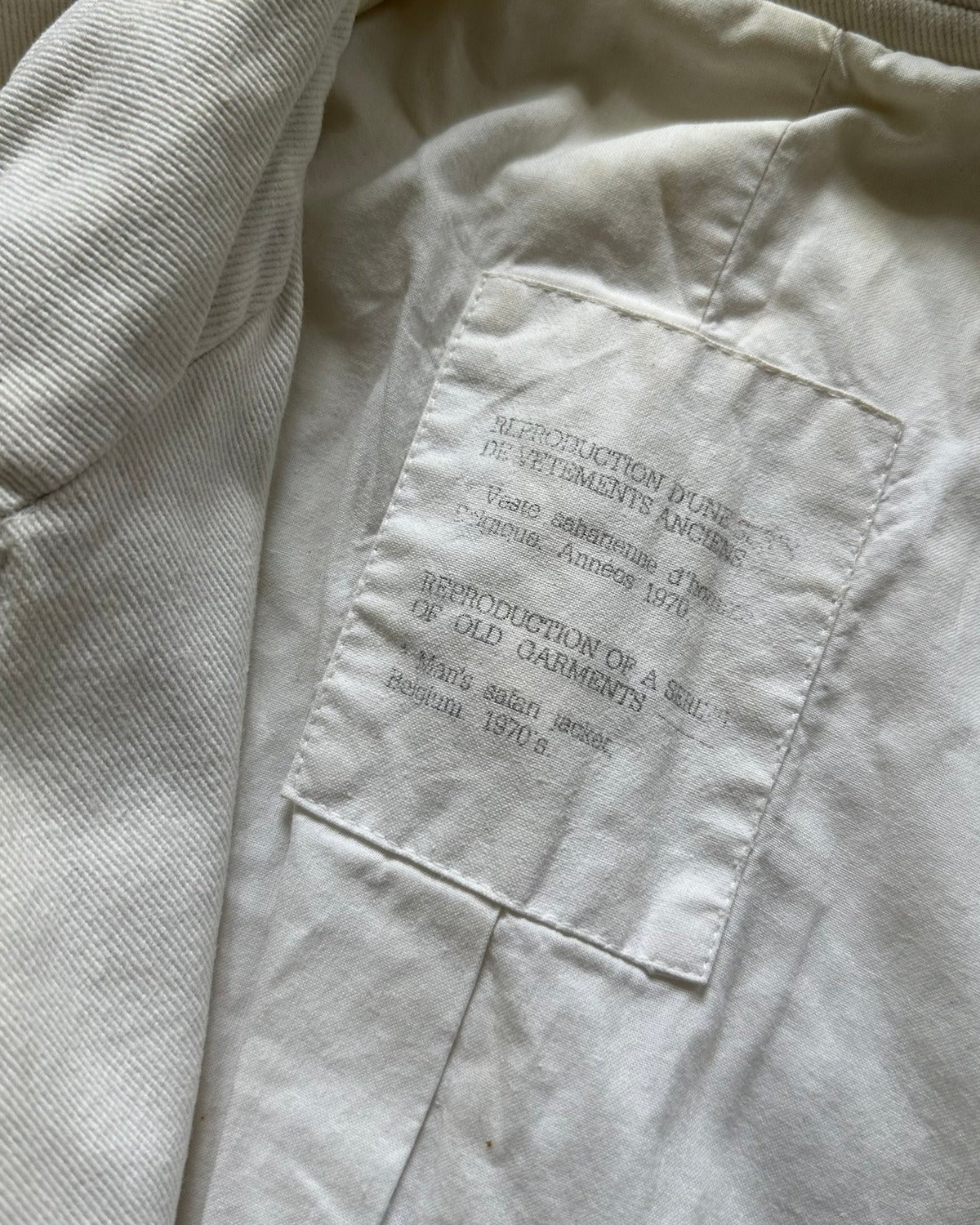 Maison Martin Margiela FW94 Reproduction Man's Safari Jacket