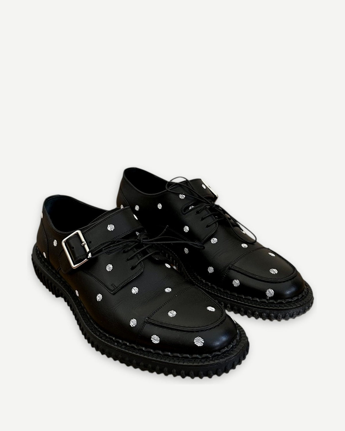 Dior Homme FW14 Polka Dot Embroidered Derbies