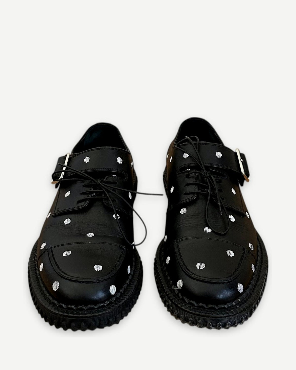 Dior Homme FW14 Polka Dot Embroidered Derbies