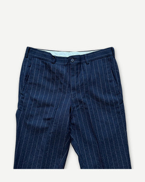 Comme Des Garçons Homme Plus FW14 Glitter Pinstripe Wool Trousers