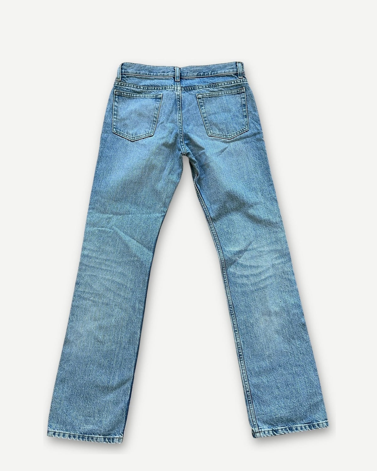 Helmut Lang Washed Blue Denim Pants