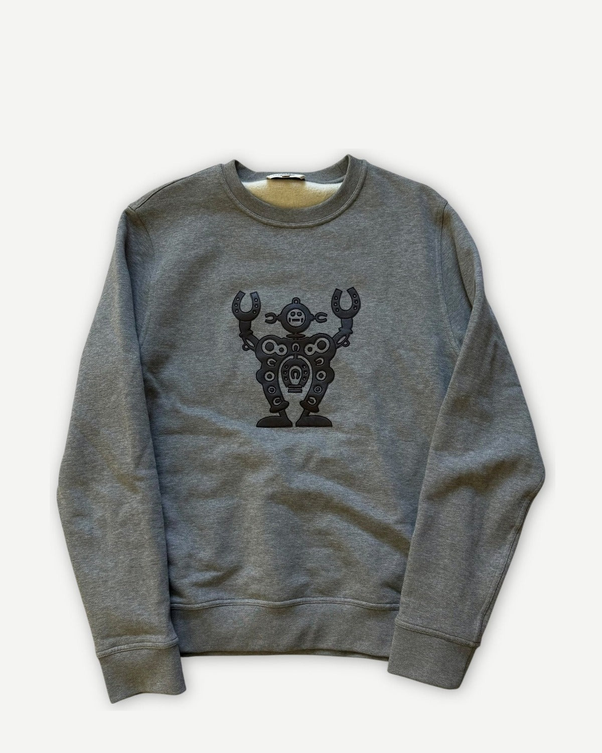 Hermès FW15 Robot Patch Crewneck Sweater