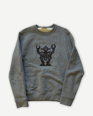 Hermès FW15 Robot Patch Crewneck Sweater