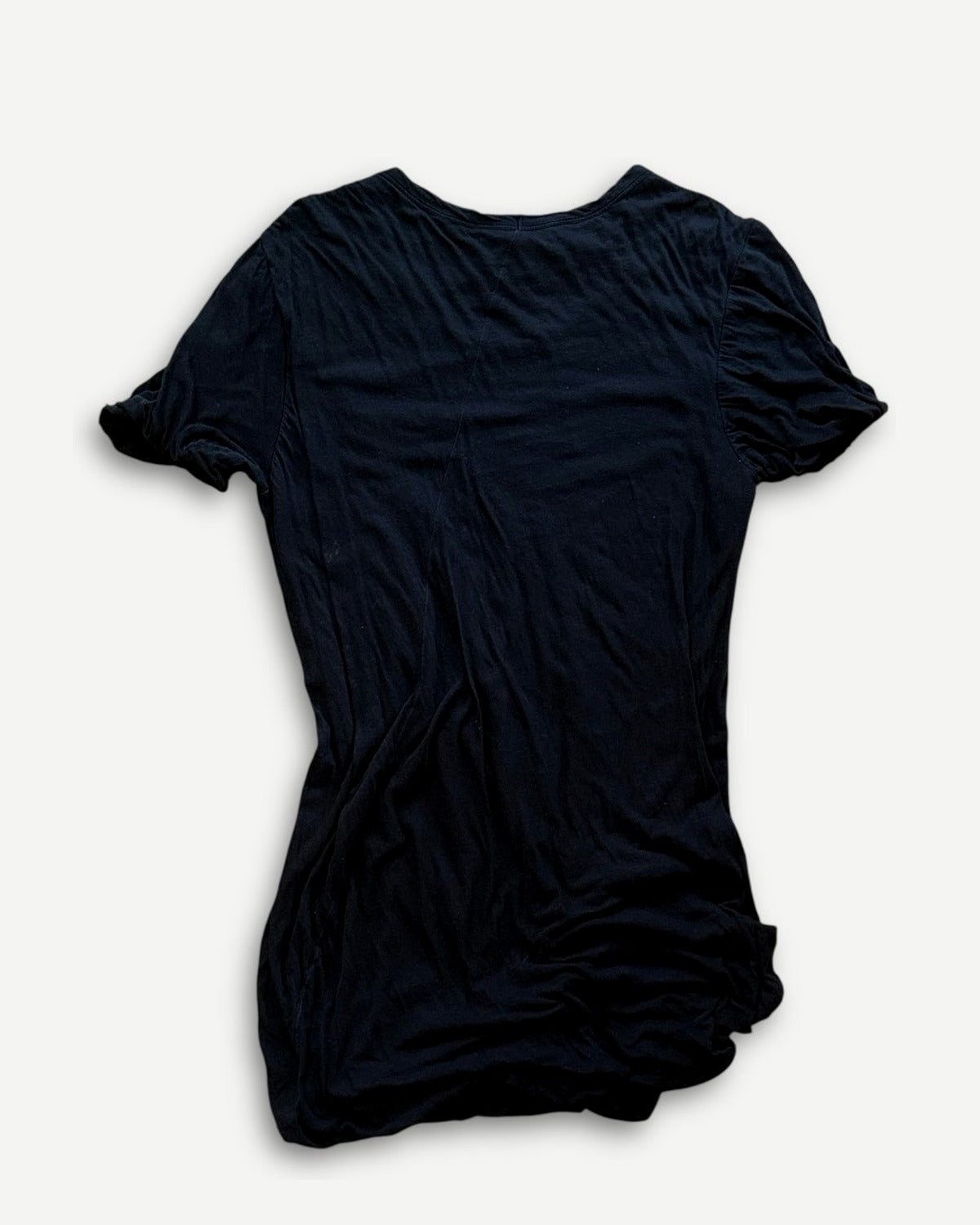 Rick Owens FW14 Moody Black Double Layer T-Shirt