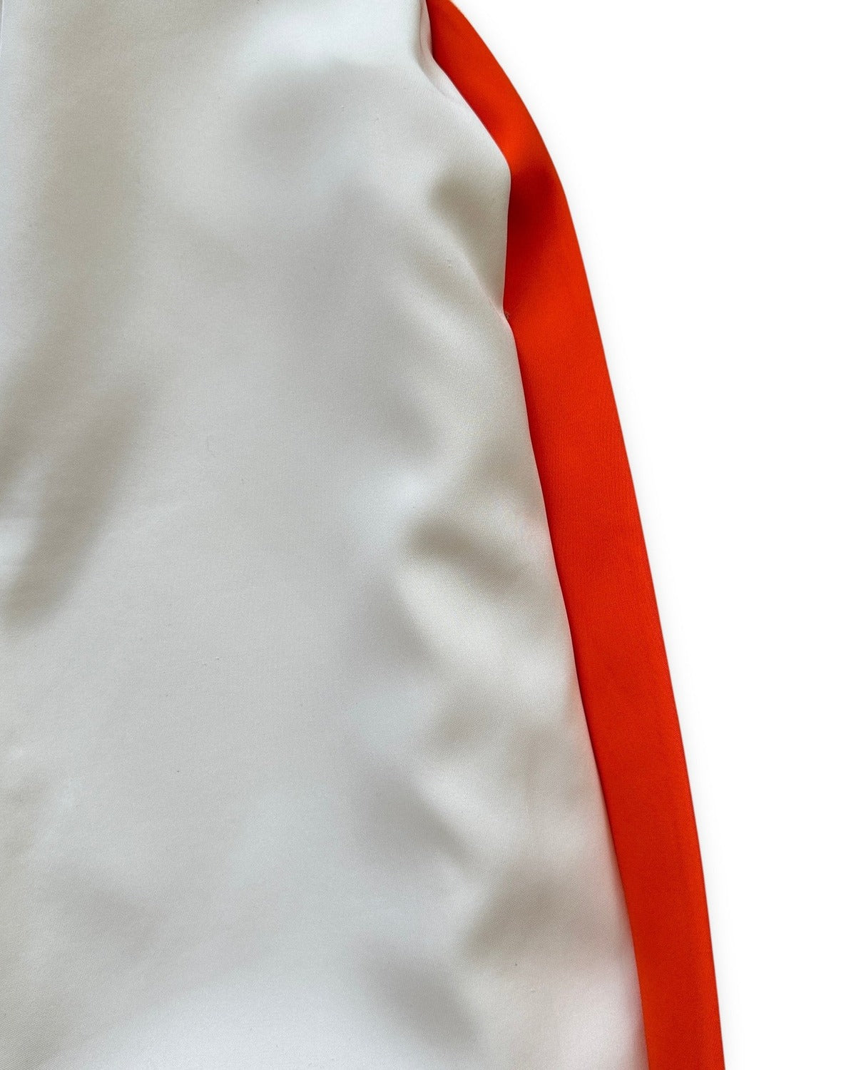 Celine by Phoebe Philo Orange Pleated Detail Viscose Dress