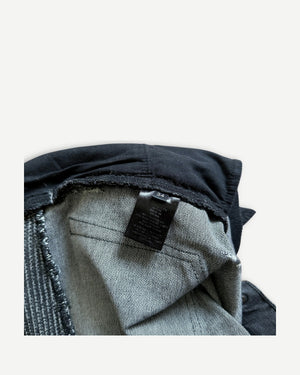 Balmain SS14 Washed Black Biker Denim