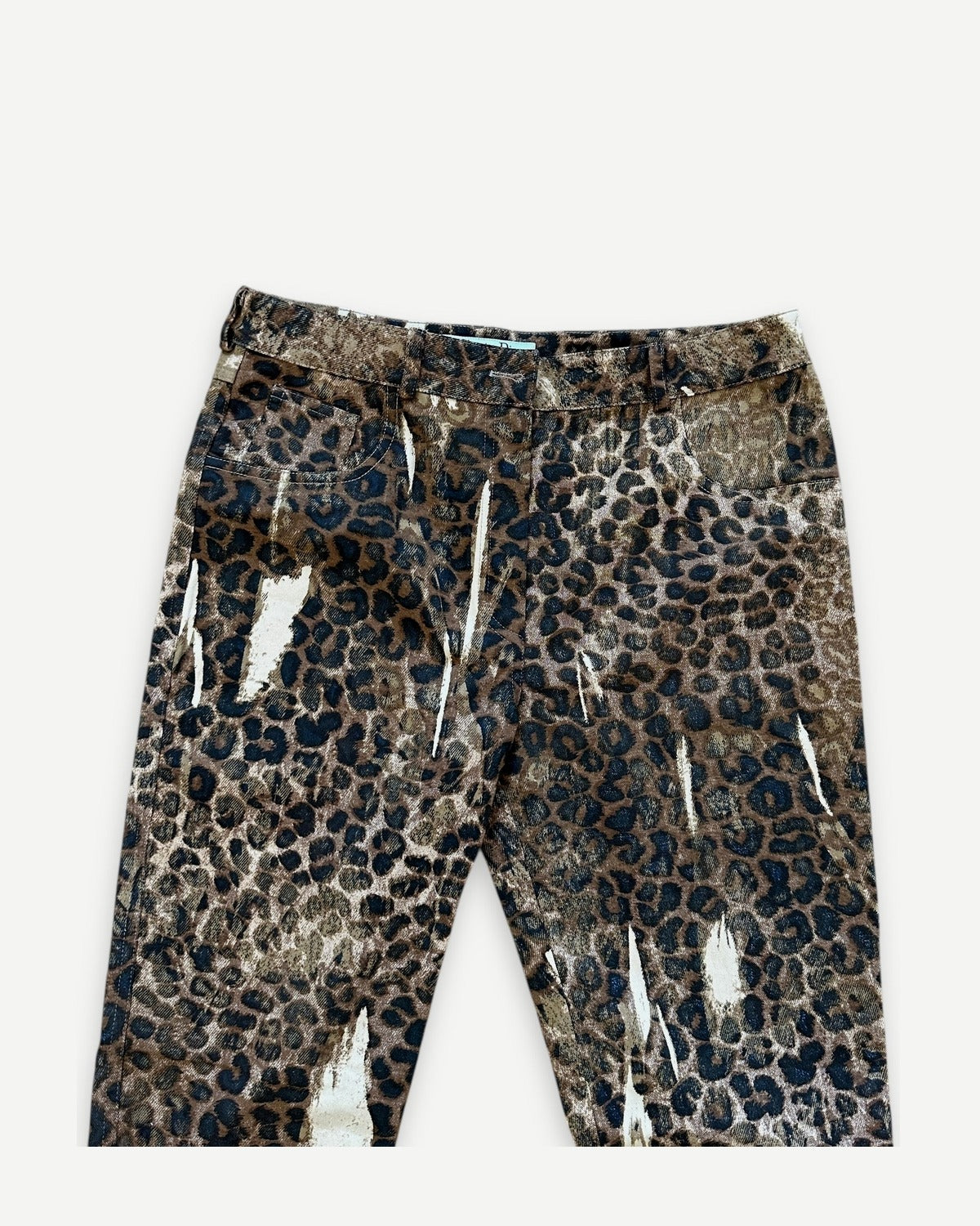 Christian Dior by John Galliano FW00 Leopard Denim