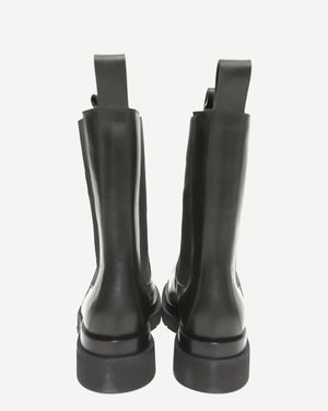 Bottega Veneta by Daniel Lee Bottle Green Lug Boots