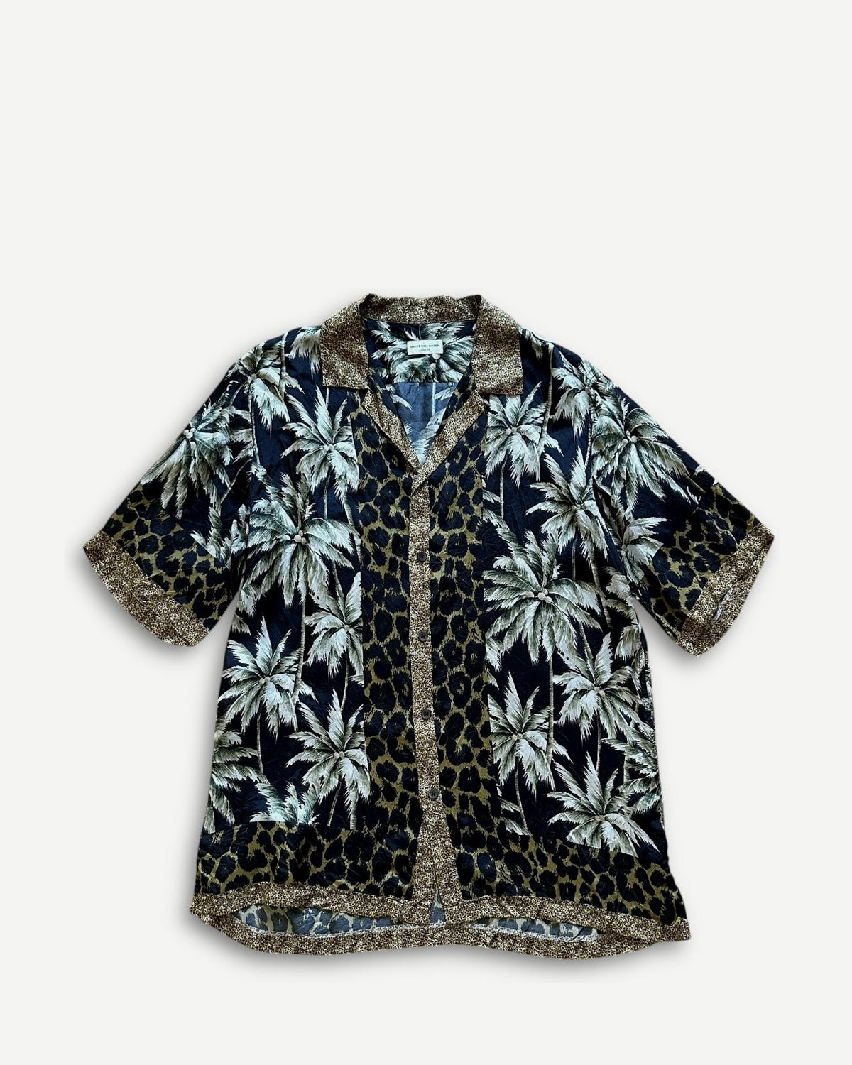 Dries Van Noten SS14 Carlton-Bis Palm Leo Viscose Shirt