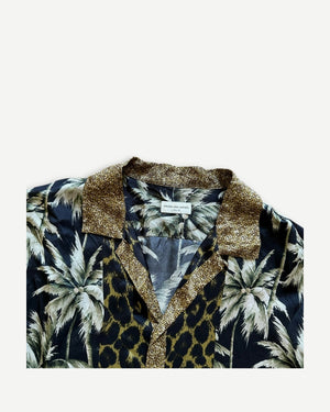 Dries Van Noten SS14 Carlton-Bis Palm Leo Viscose Shirt