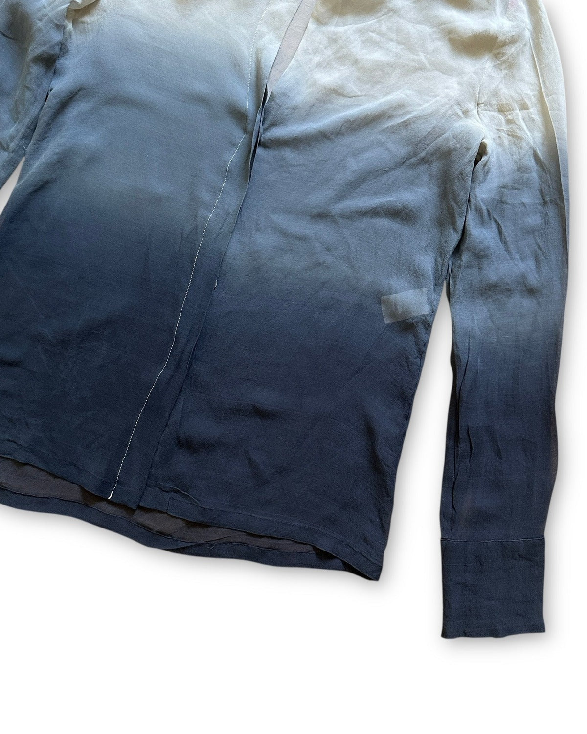 Gucci by Tom Ford SS97 Dip Dye Gradient Silk Blouse