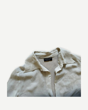 Gucci by Tom Ford SS97 Dip Dye Gradient Silk Blouse