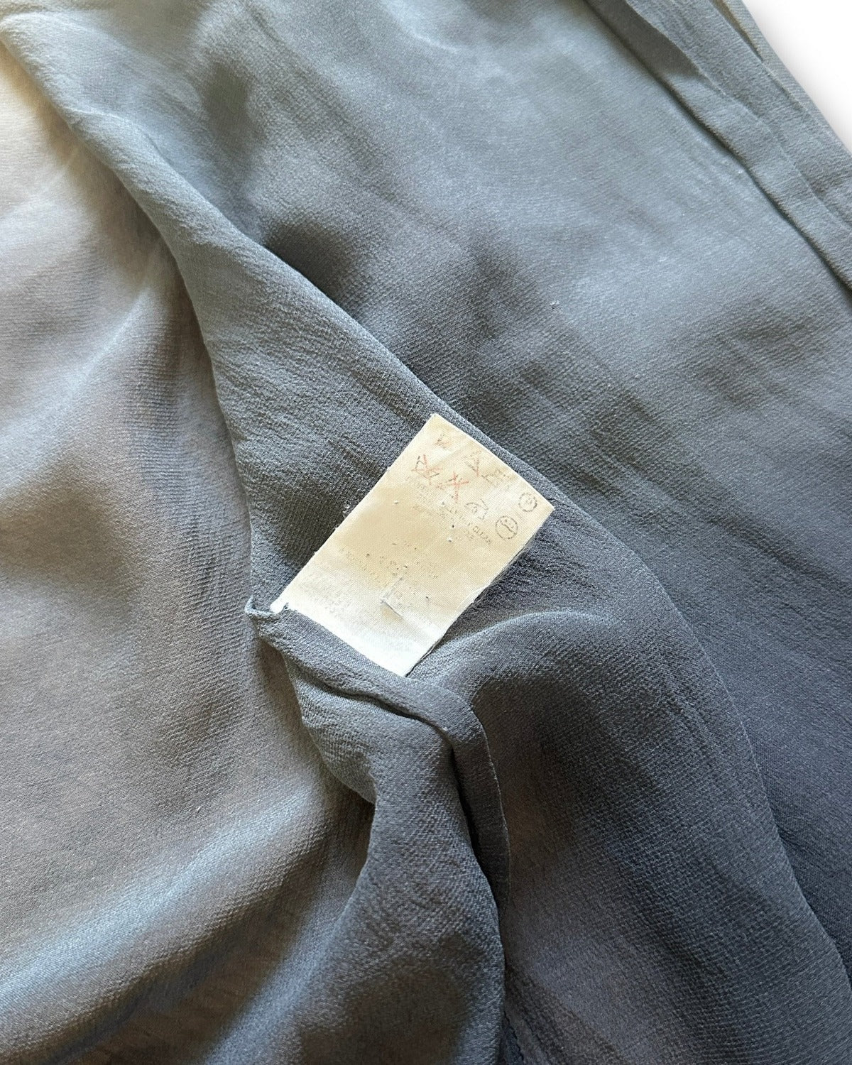 Gucci by Tom Ford SS97 Dip Dye Gradient Silk Blouse