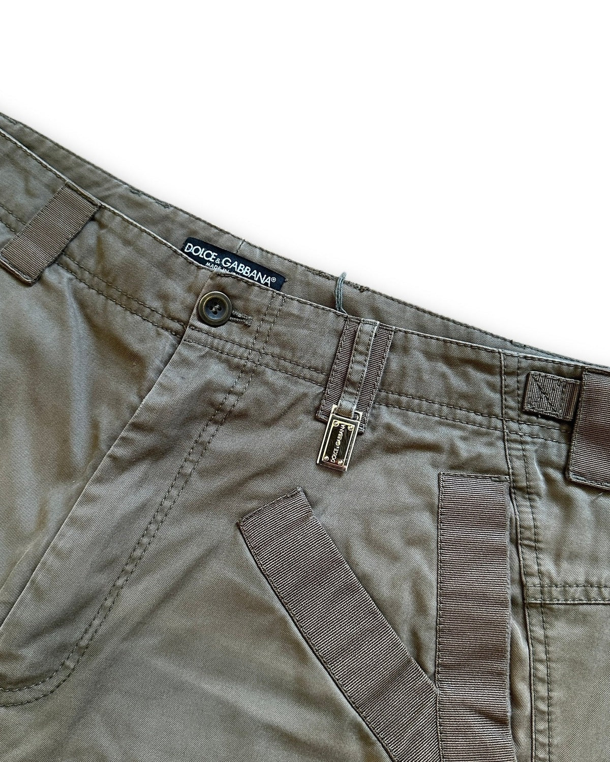 Dolce & Gabbana AW03 Zipped Cargo Pants