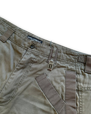 Dolce & Gabbana AW03 Zipped Cargo Pants