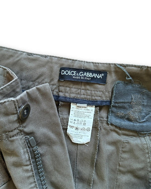 Dolce & Gabbana AW03 Zipped Cargo Pants