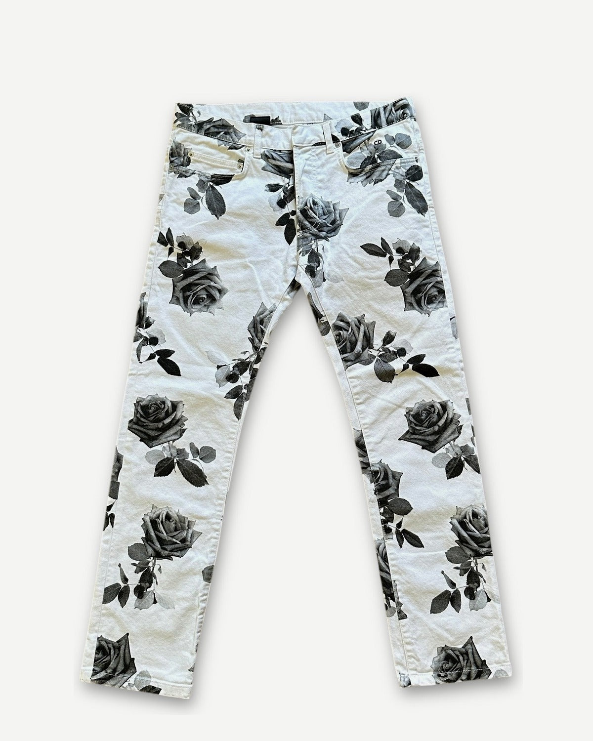 Dior Homme FW16 Rose Print Denim