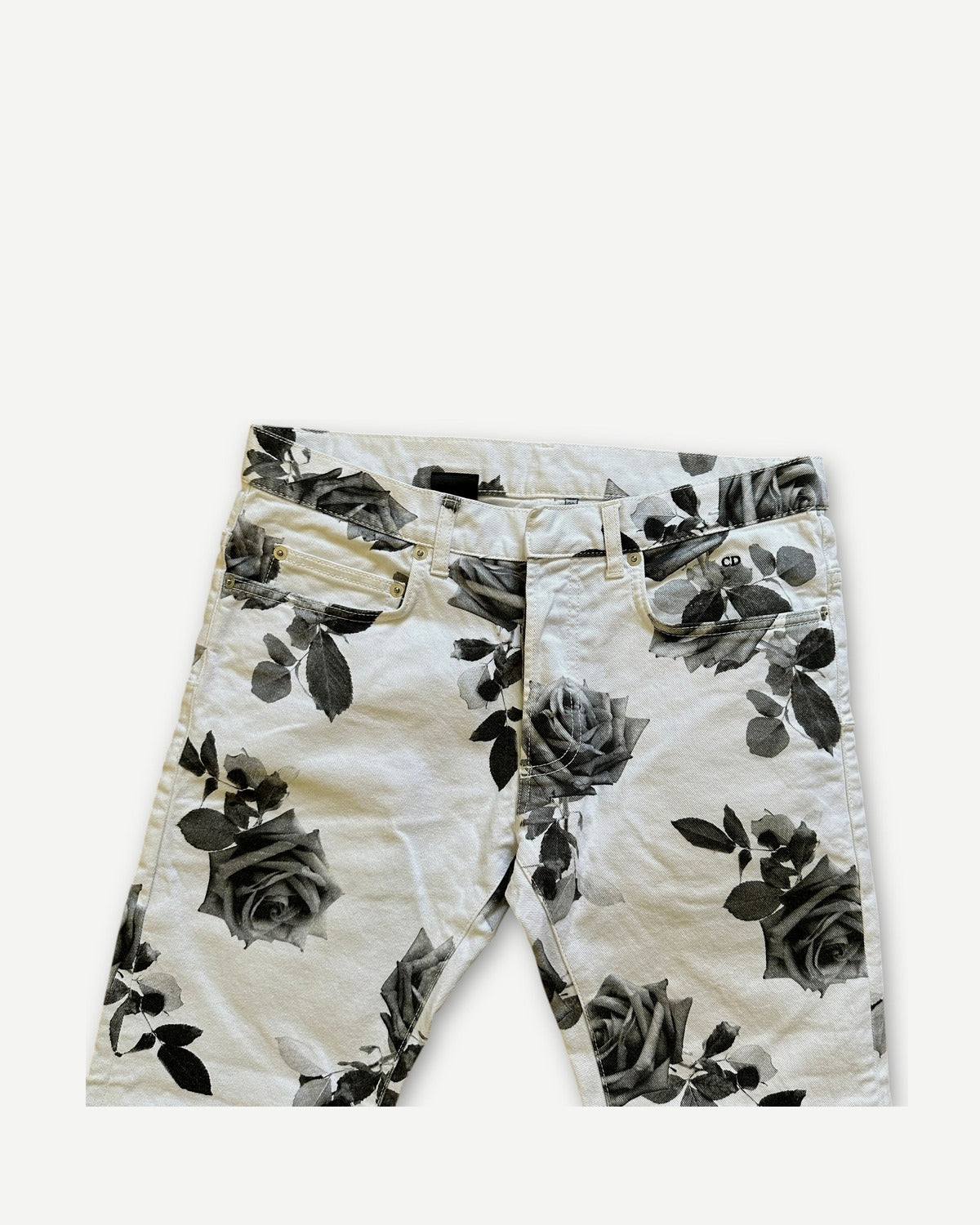 Dior Homme FW16 Rose Print Denim