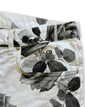 Dior Homme FW16 Rose Print Denim