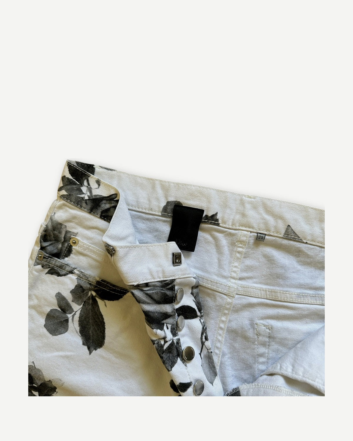 Dior Homme FW16 Rose Print Denim