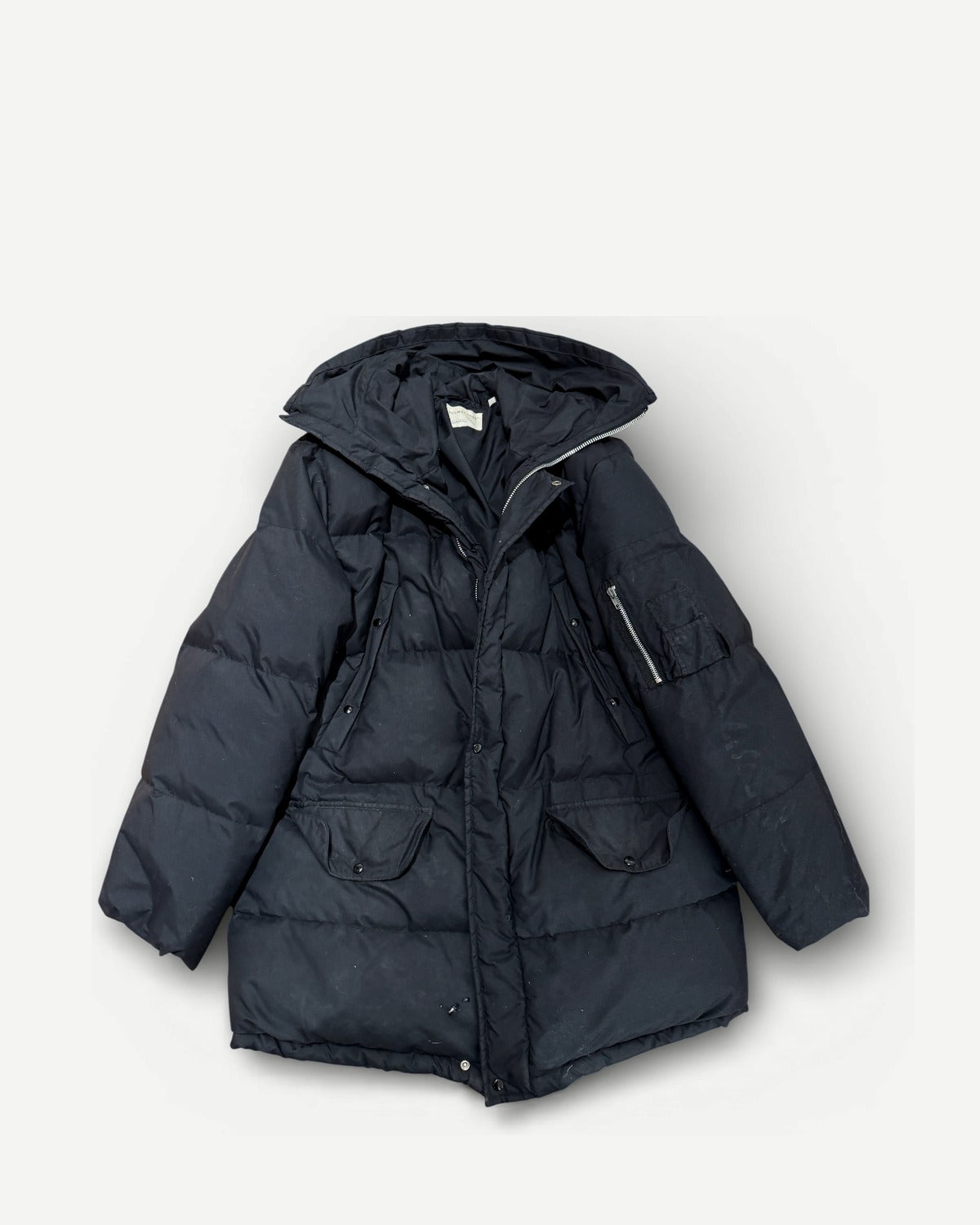 Helmut Lang 2000s Black Down Parka