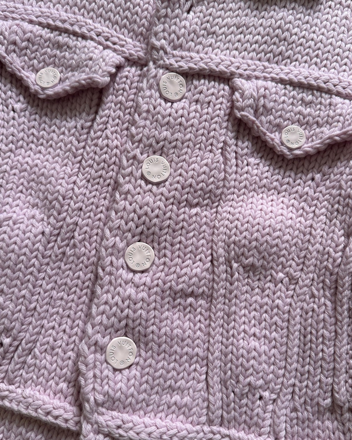 Louis Vuitton SS20 Asia Exclusive Knit Trucker Jacket