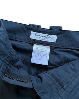 Christian Dior by John Galliano SS04 Blue Laced Mini Skirt