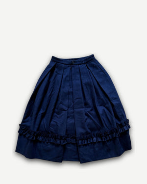 Comme des Garçons Pleated Wool Skirt