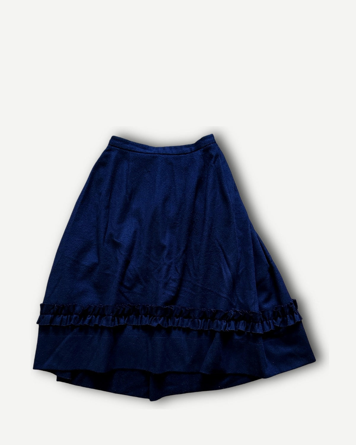 Comme des Garçons Pleated Wool Skirt