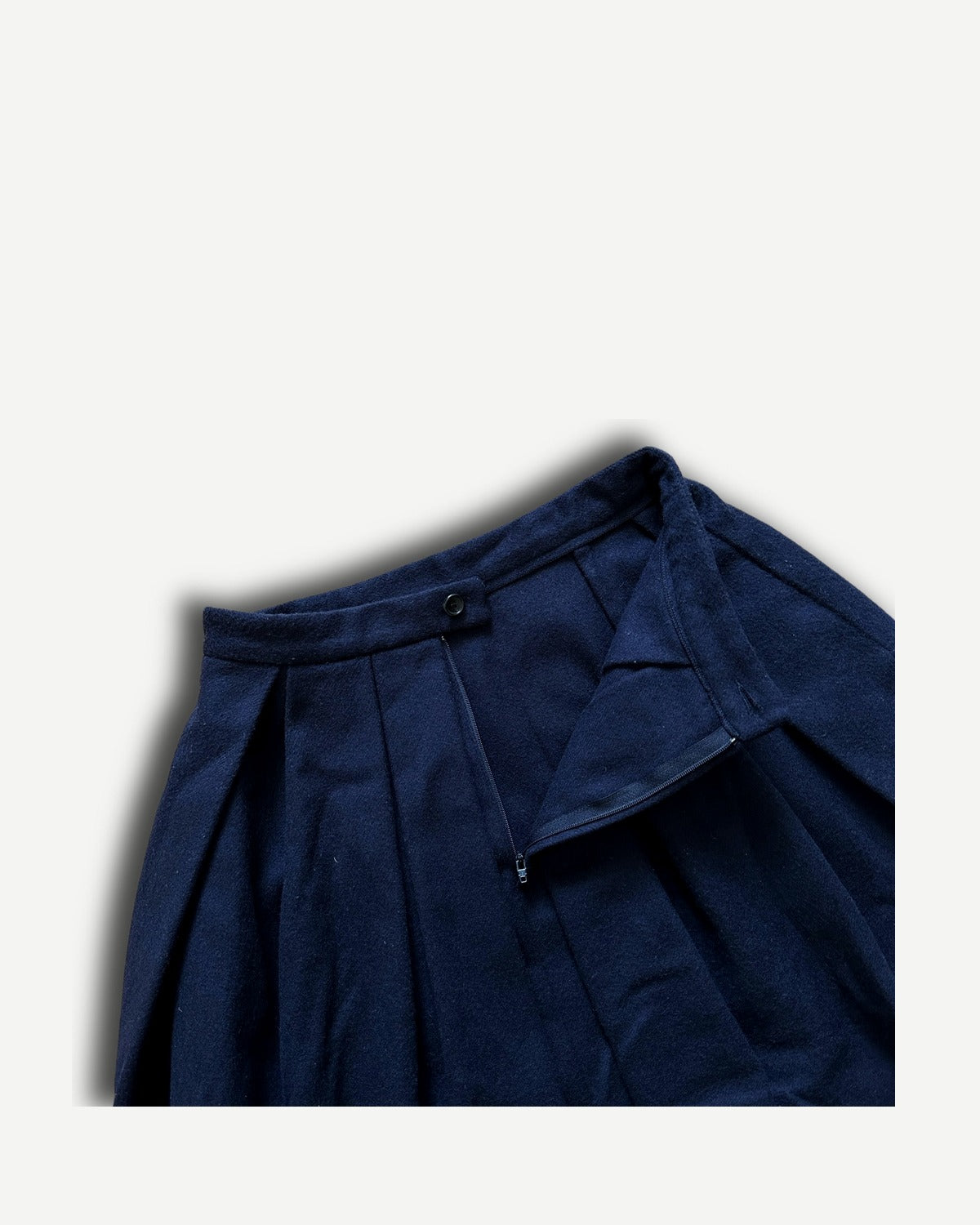 Comme des Garçons Pleated Wool Skirt