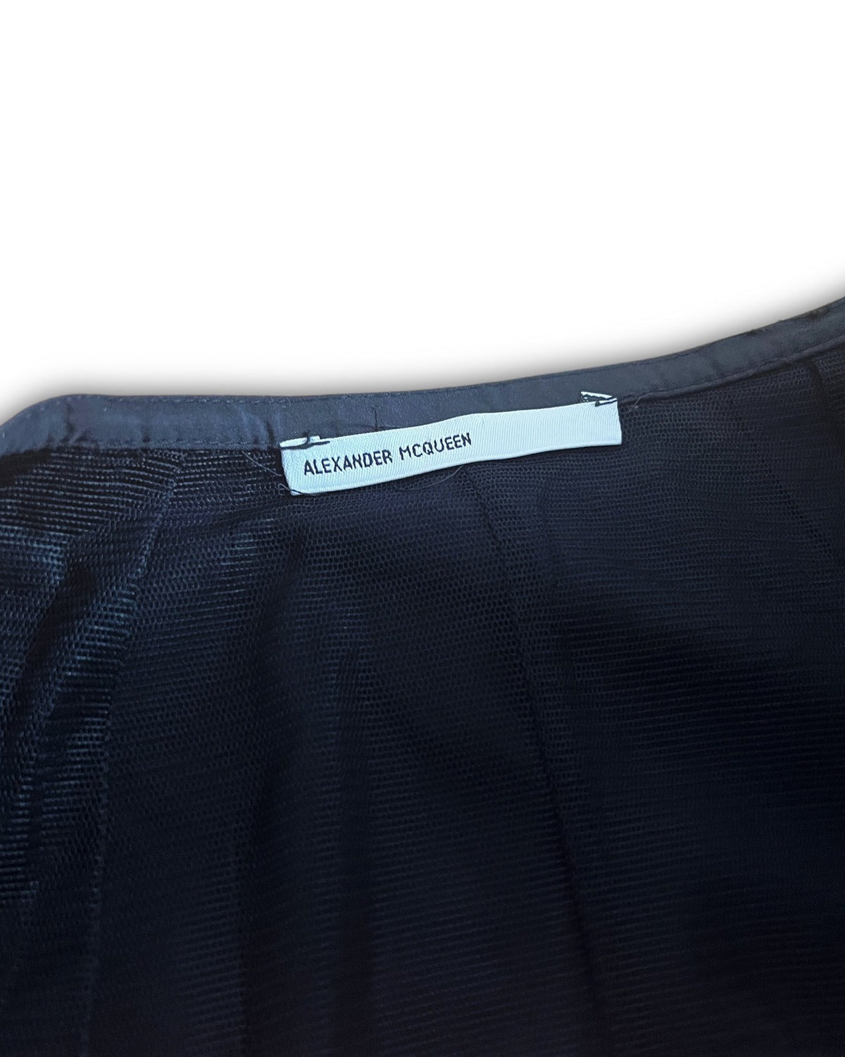 Alexander McQueen 90s Black Balloon Skirt