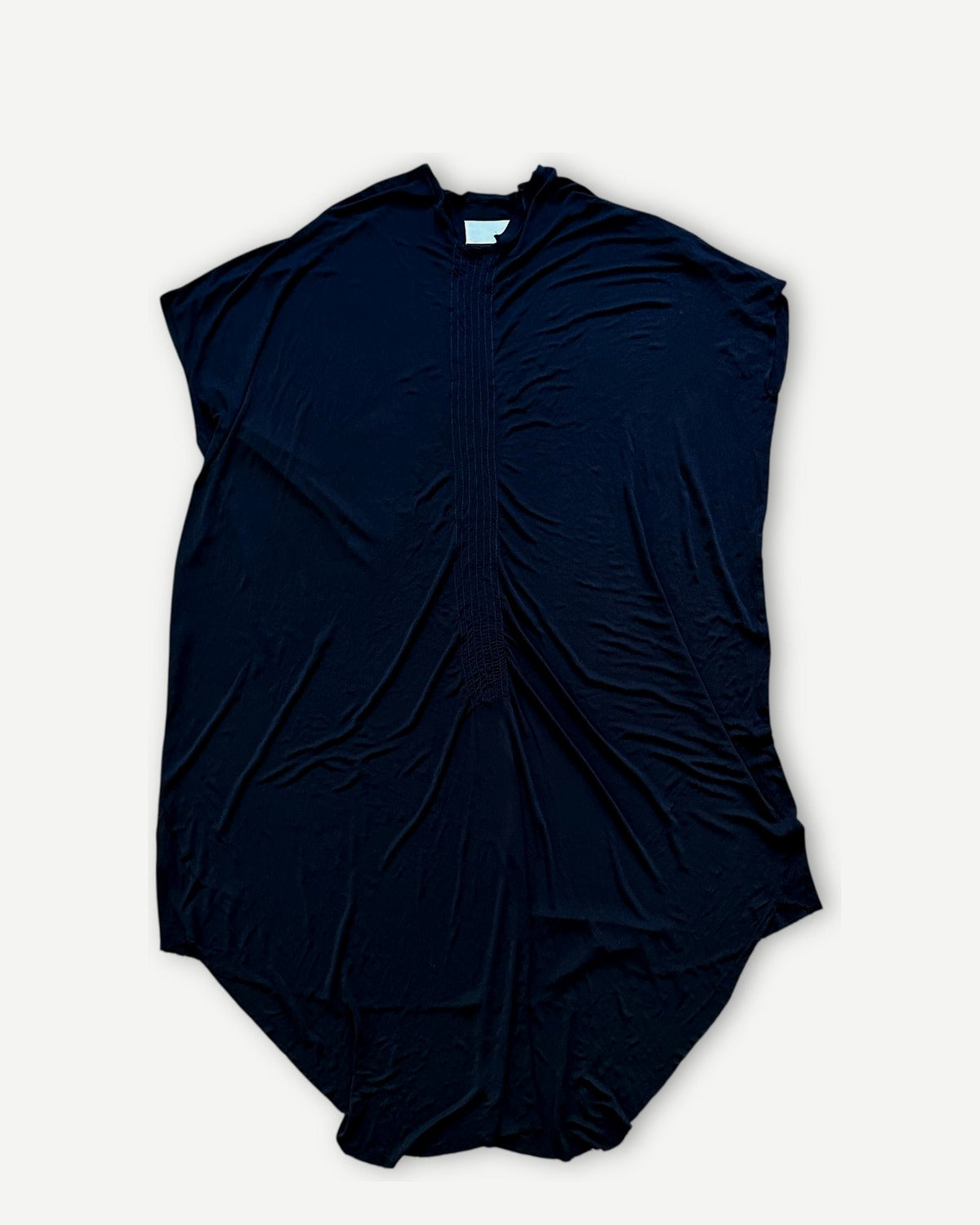 Maison Martin Margiela 90s Black Viscose Kaftan