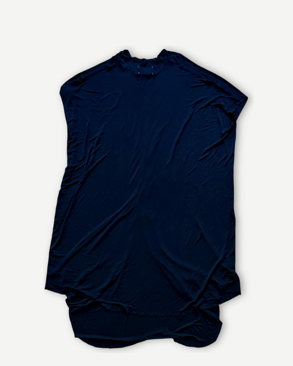 Maison Martin Margiela 90s Black Viscose Kaftan