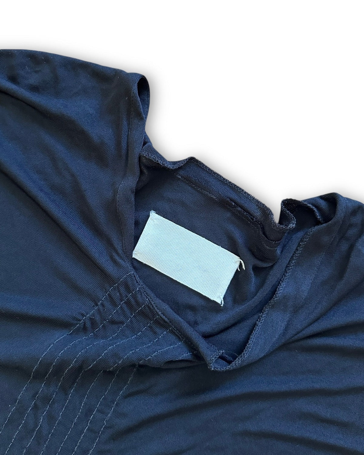 Maison Martin Margiela 90s Black Viscose Kaftan