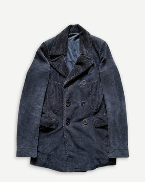 Rick Owens Archival Double Breasted Corduroy Coat