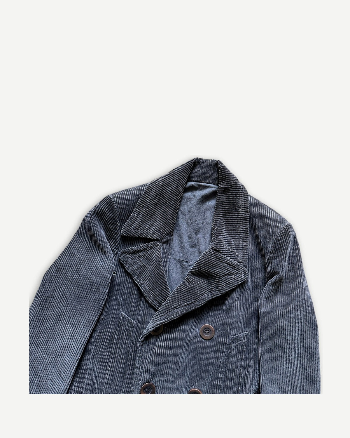 Rick Owens Archival Double Breasted Corduroy Coat