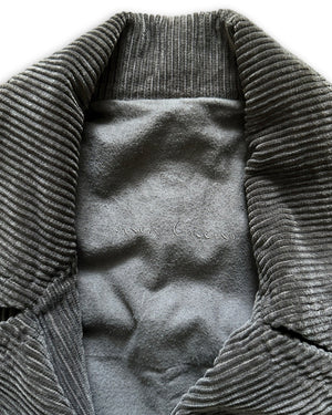 Rick Owens Archival Double Breasted Corduroy Coat