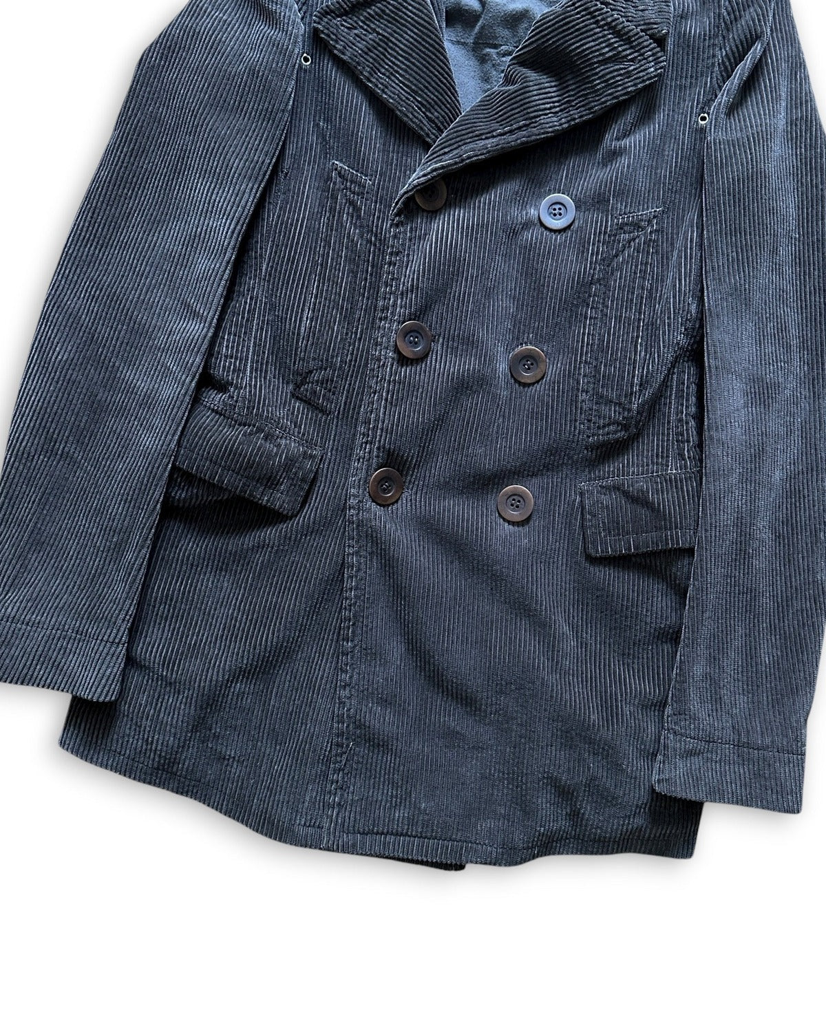 Rick Owens Archival Double Breasted Corduroy Coat