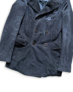 Rick Owens Archival Double Breasted Corduroy Coat
