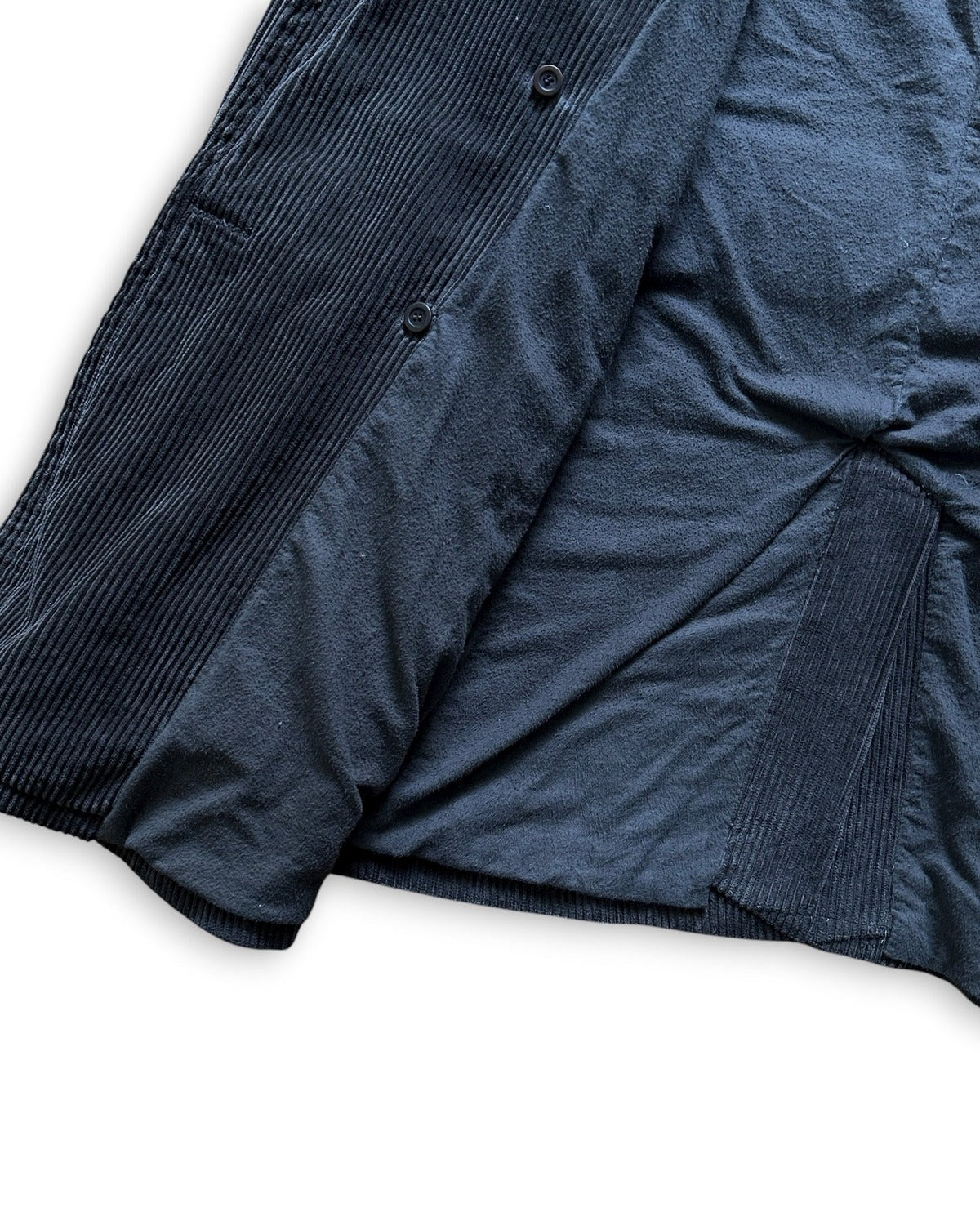 Rick Owens Archival Double Breasted Corduroy Coat