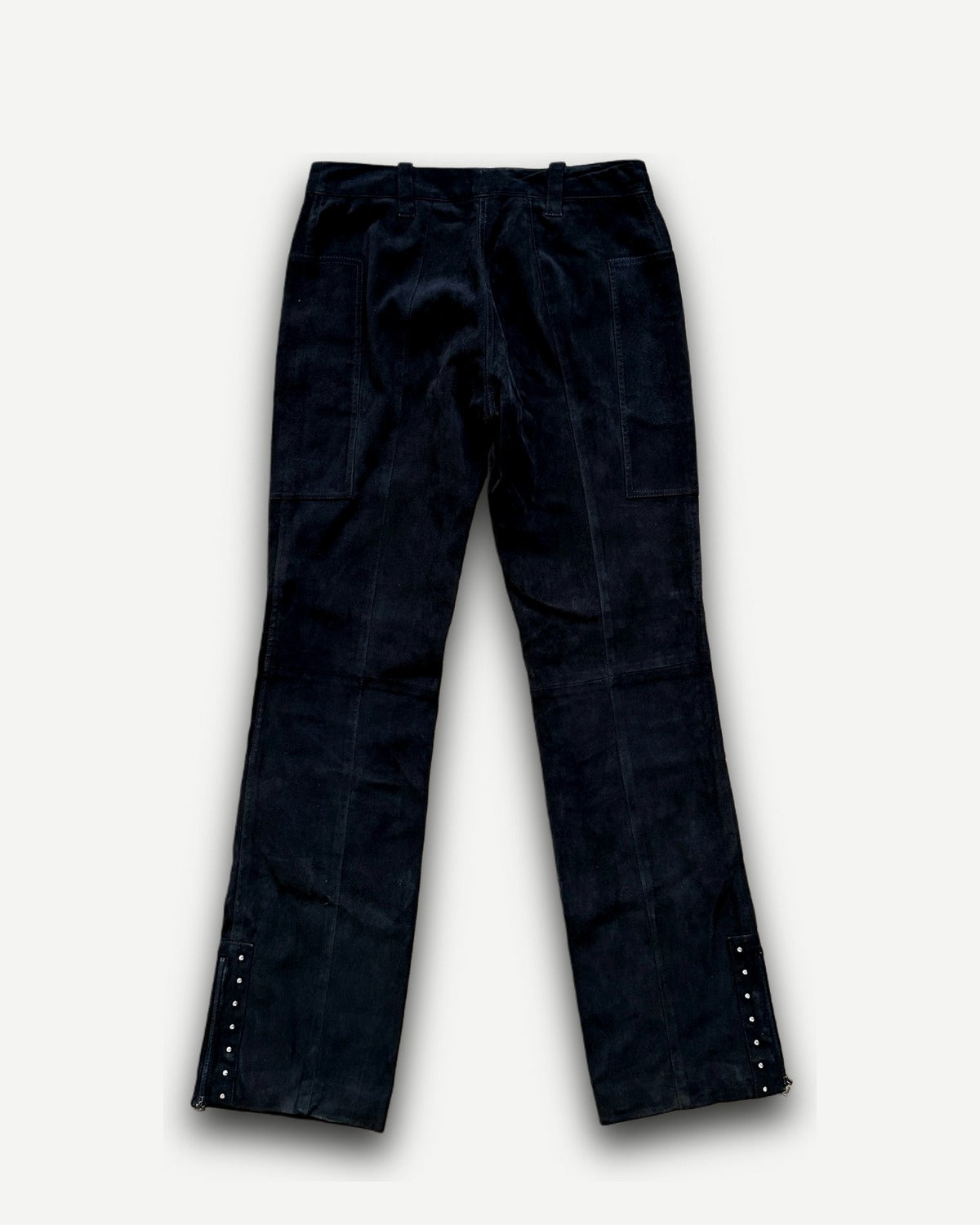 Christian Dior by John Galliano AW04 Studded Suede Biker Pants