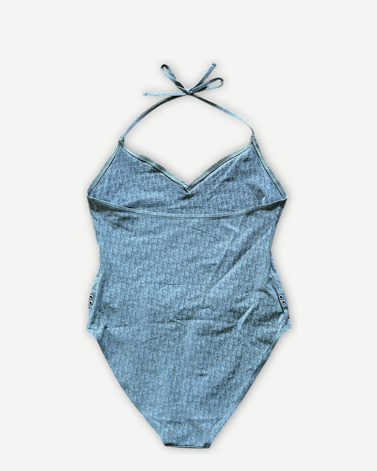 Christian Dior by John Galliano 2000s Belted Monogram Swimsuit