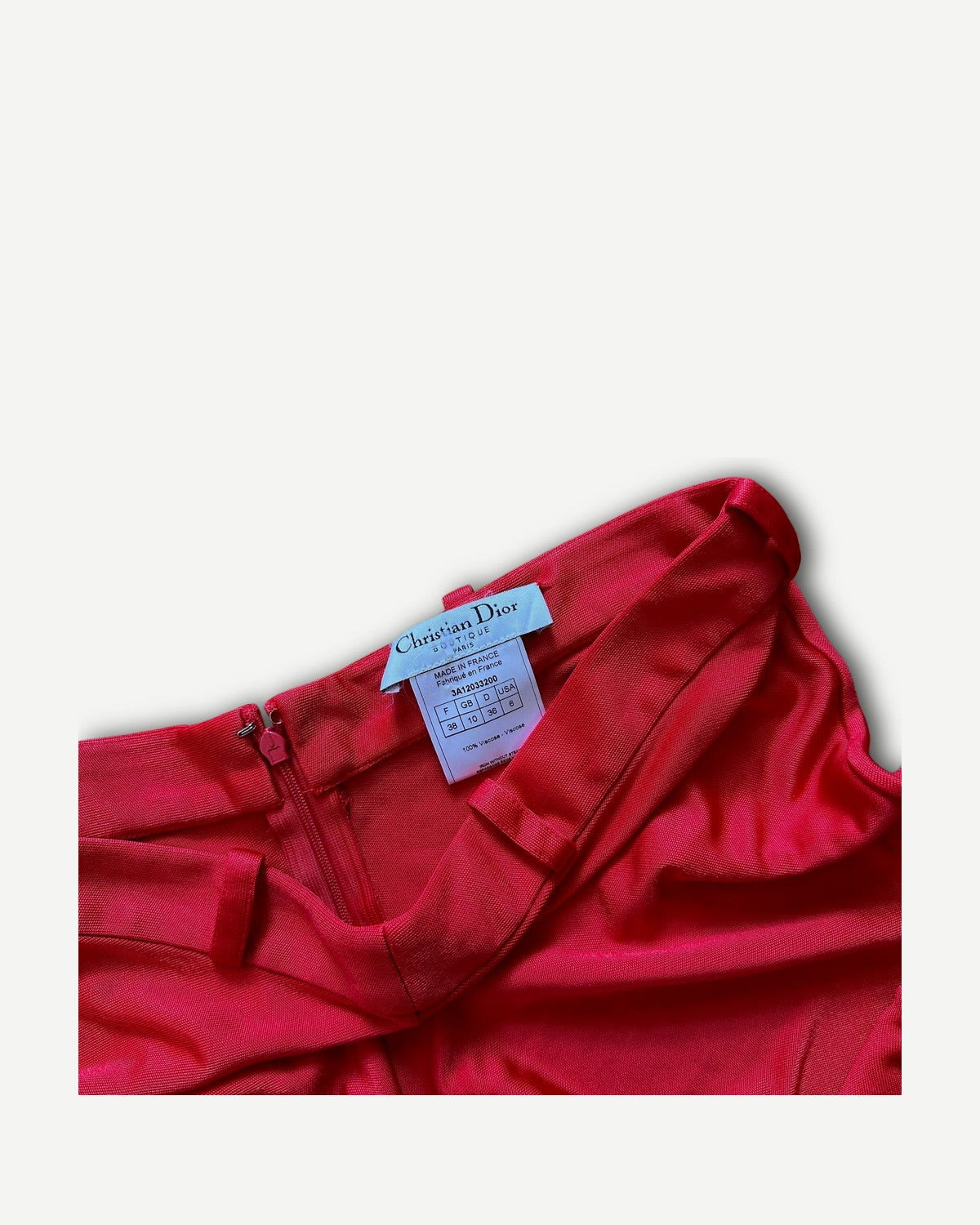 Christian Dior by John Galliano AW03 Ruffed Viscose Skirt