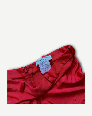 Christian Dior by John Galliano AW03 Ruffed Viscose Skirt