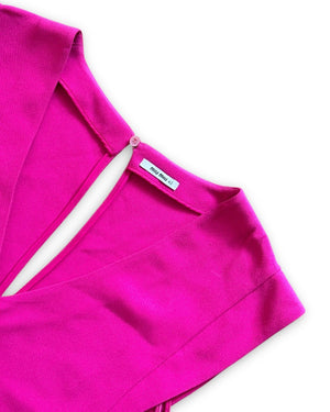 Miu Miu SS12 Oversized Ribbon V-Neck Dress