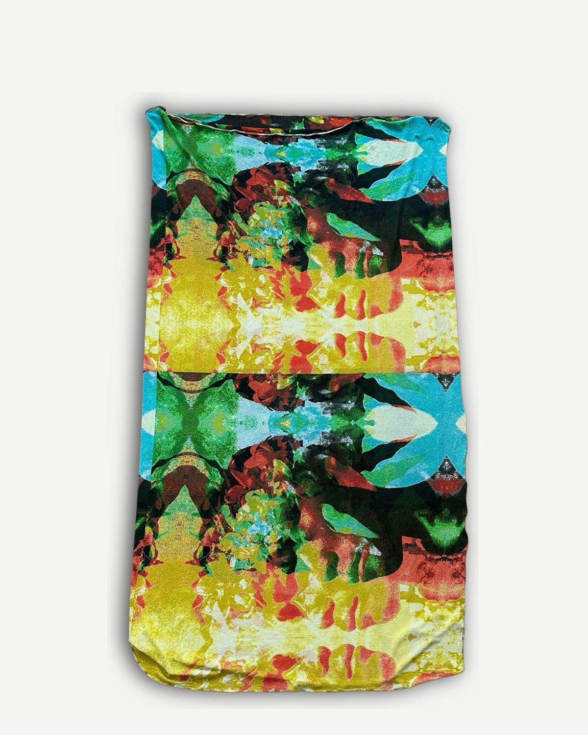 Jean Paul Gaultier SS00 Psychedelic Pareo Dress