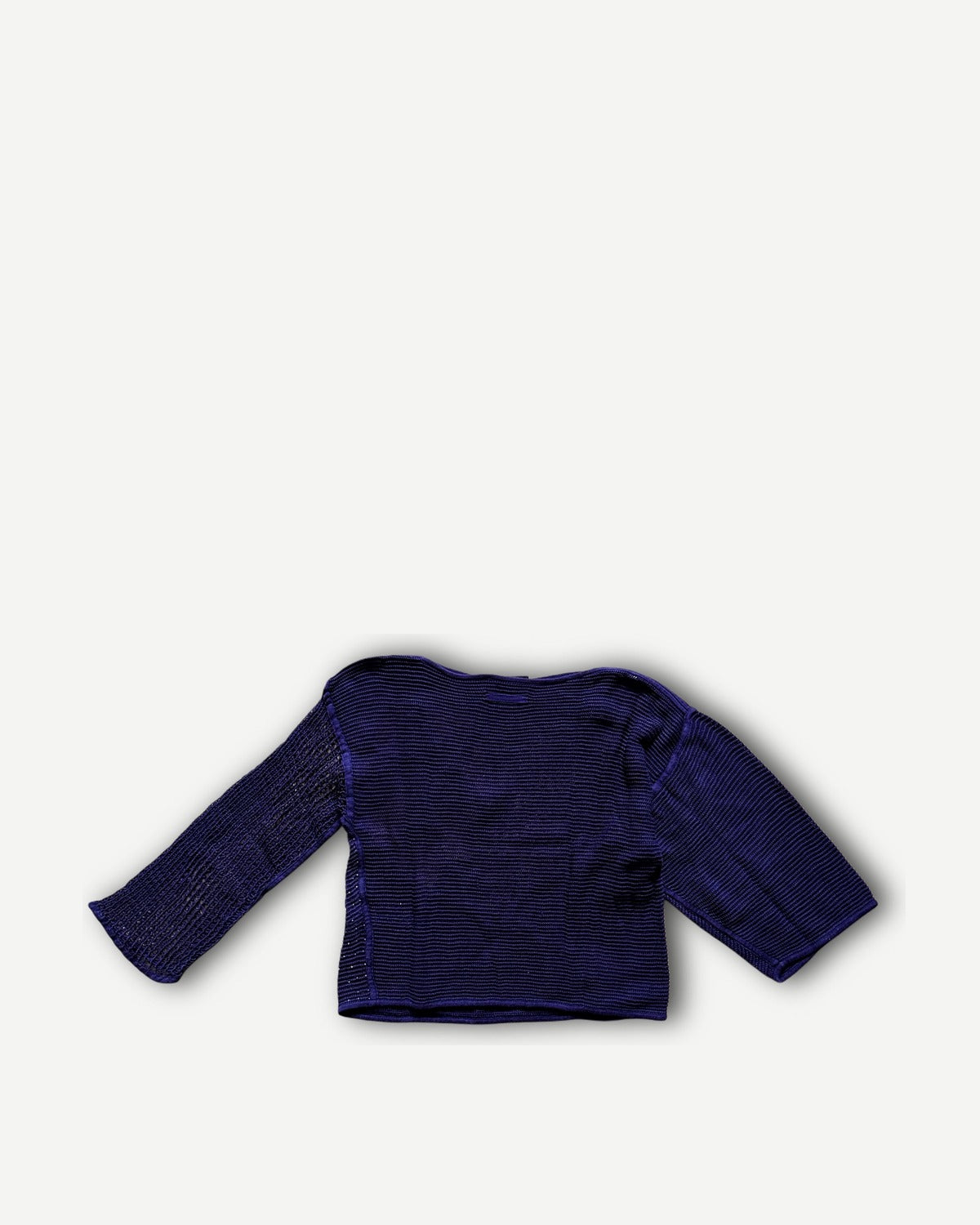 Jean Paul Gaultier 80s Equator Asymetrical Patchwork Floral Knit