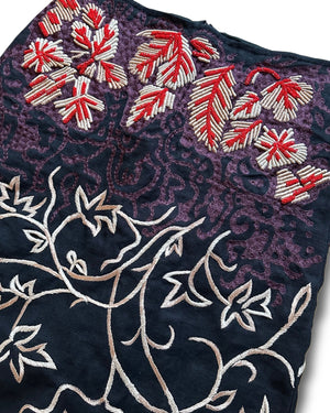 Dries Van Noten Floral Embellished Skirt