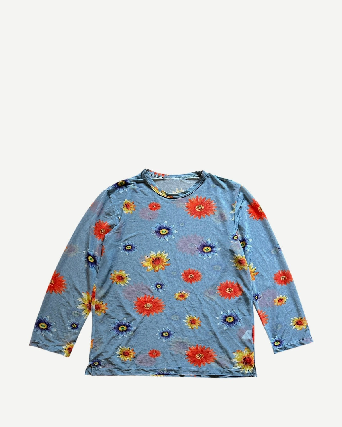 Yohji Yamamoto Pour Homme SS02 Floral Sheer Shirt - Ākaibu Store